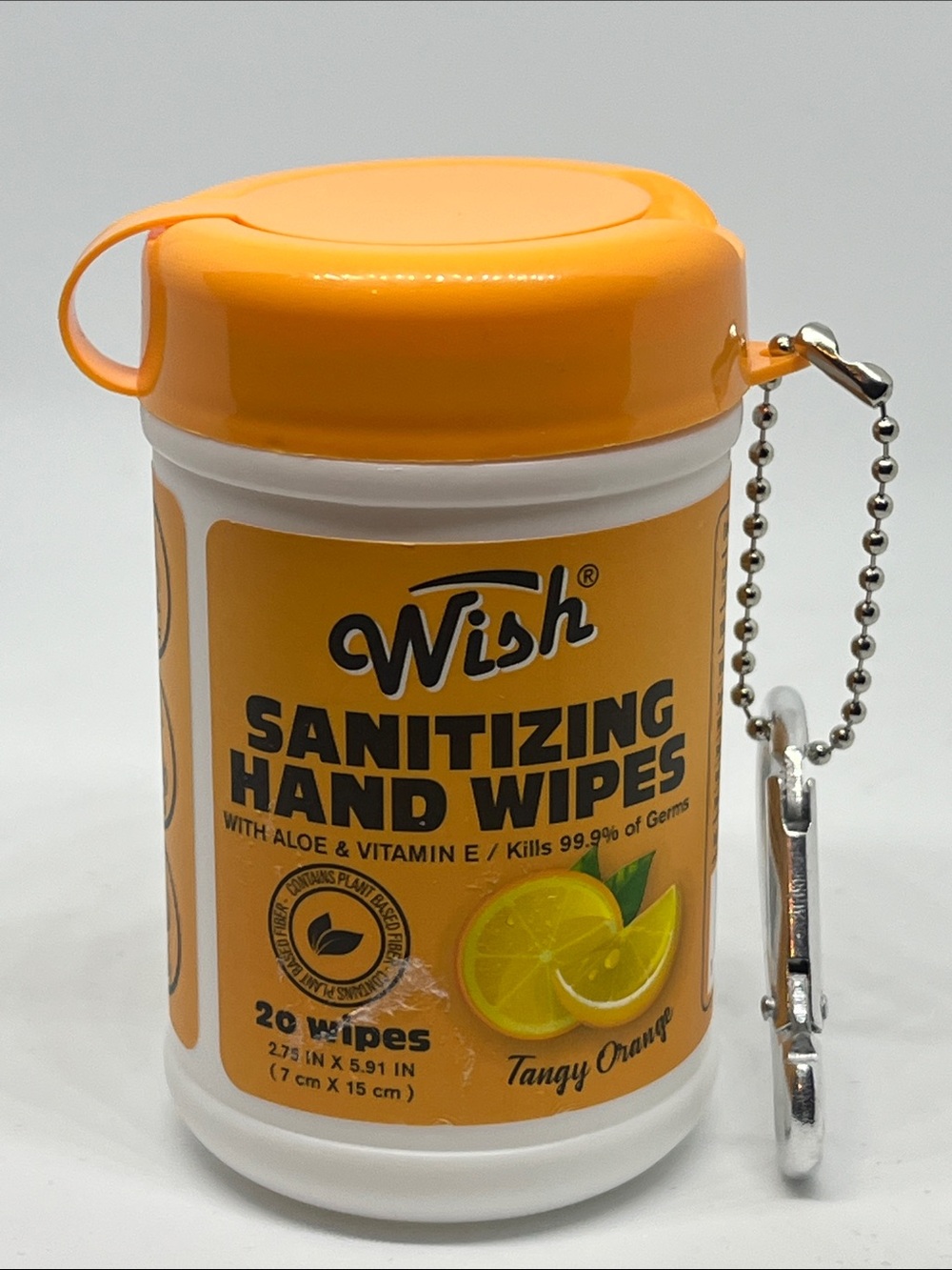 Wish Sanitizing Hand Wipes - Pick (1) Travel Canister with Clip - Picture 3 of 14